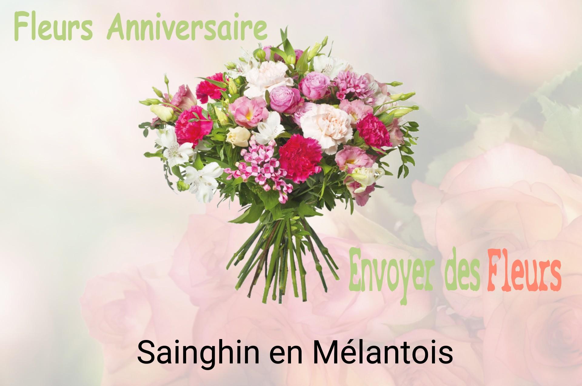 Bouquet de fleurs d’anniversaire livré à Sainghin-en-Mélantois